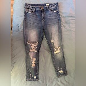 Distressed Blue Women's Jeans